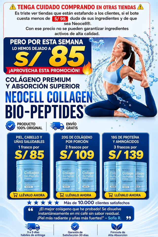 Bio Collagen Peptides Original. ¡Hoy en oferta!