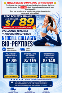 ✨ Bio Collagen Peptides Original. ¡Hoy en oferta! 🛒